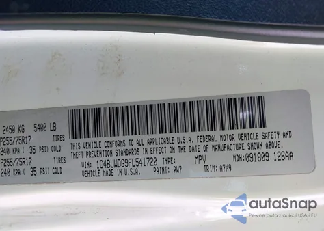 2015 Jeep Wrangler Unlimited Sport из США, поврежденный, VIN 1C4BJWDG9FL541720